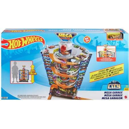 Гараж Hot Wheels Сити Мега Гараж с лифтом, многоуровневый