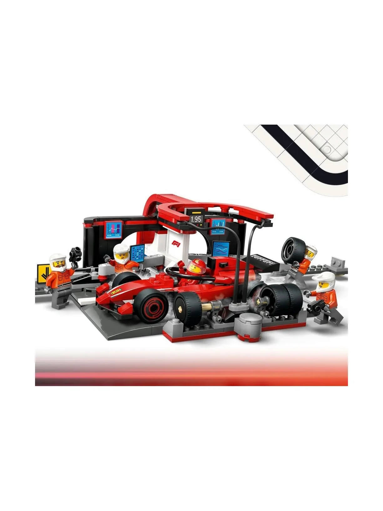 Конструктор LEGO City Пит-стоп F1 322 дет. - фото 3