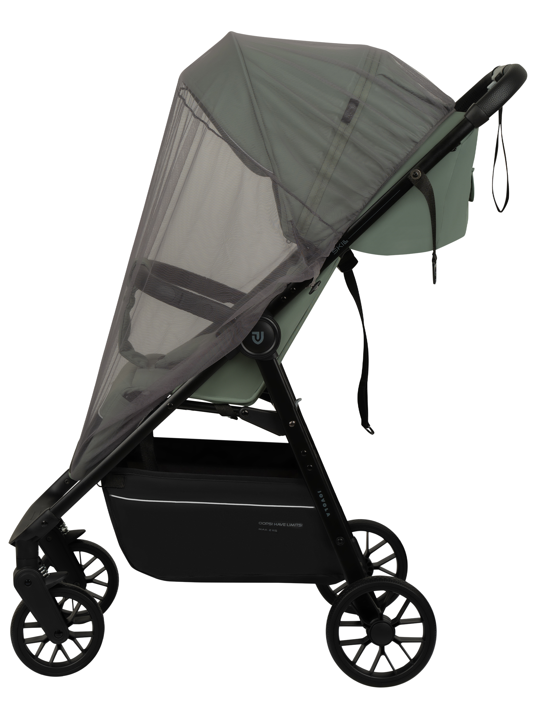 Коляска прогулочная JOVOLA Skill зеленый - фото 20