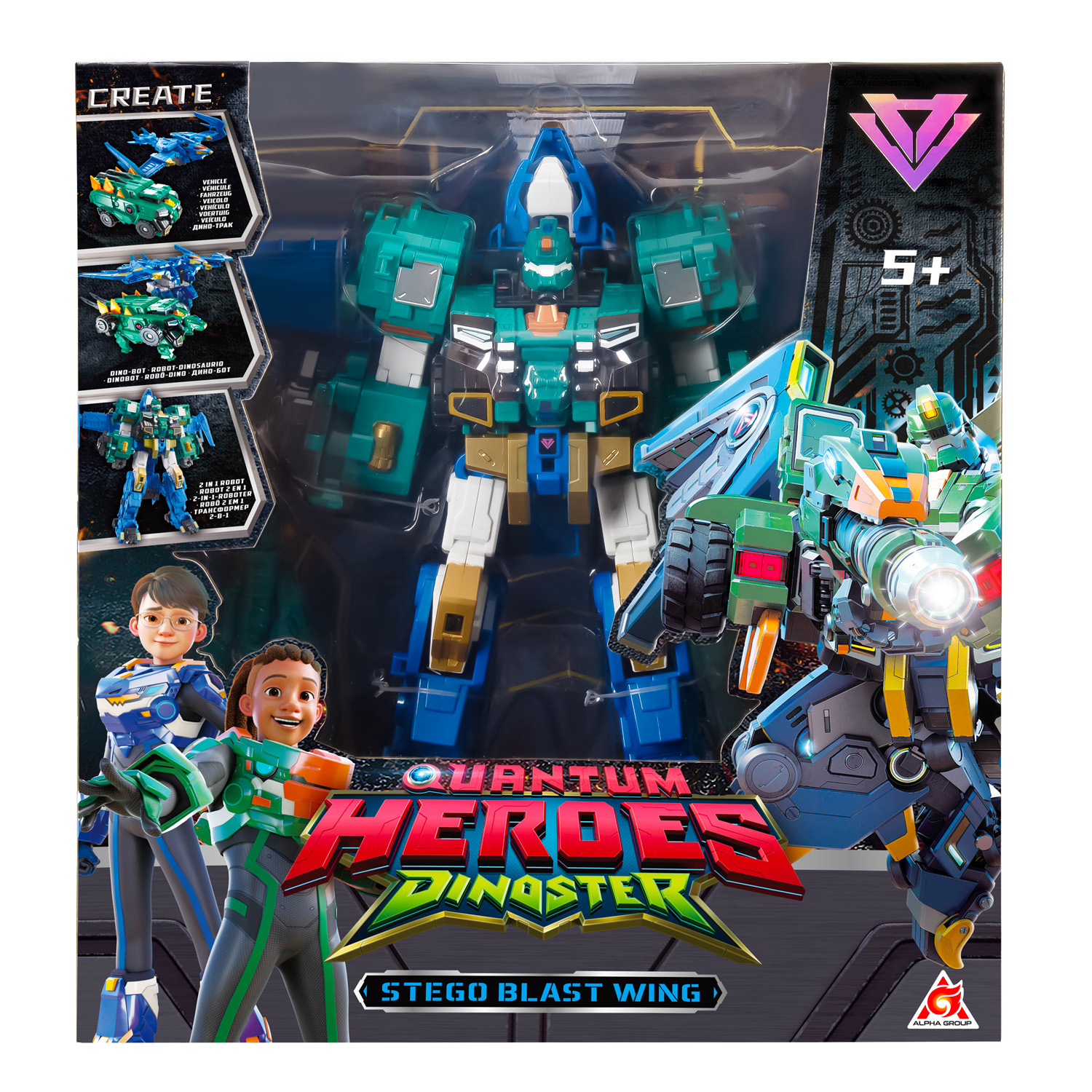 Игровой набор Dinoster Стего Бласт Винг 4-в-1 - фото 2