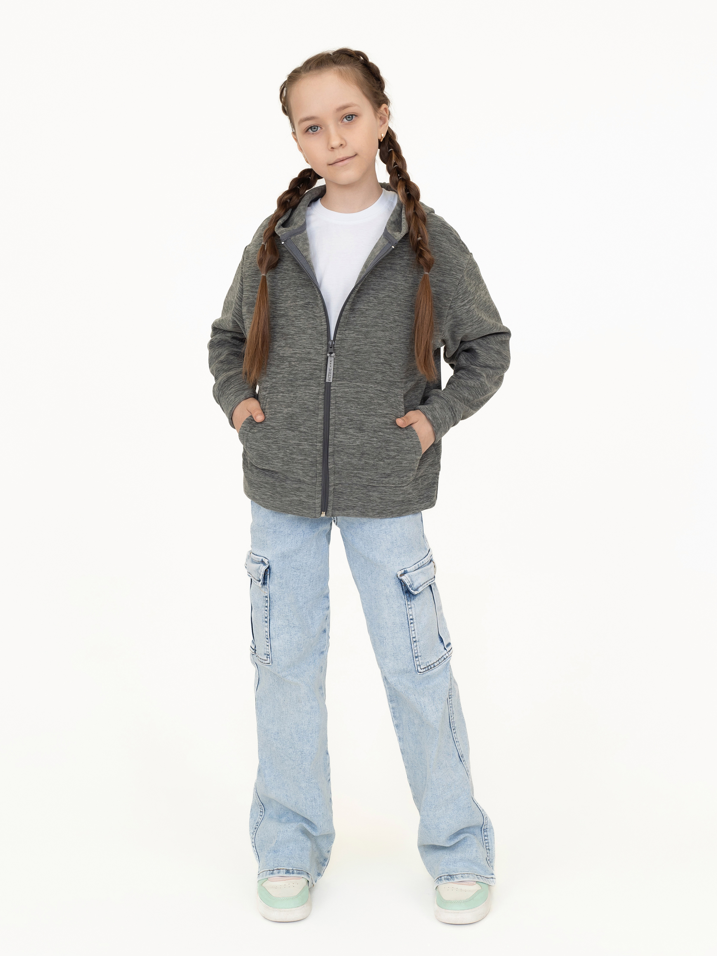 Толстовка Утенок 601кт серый - фото 28