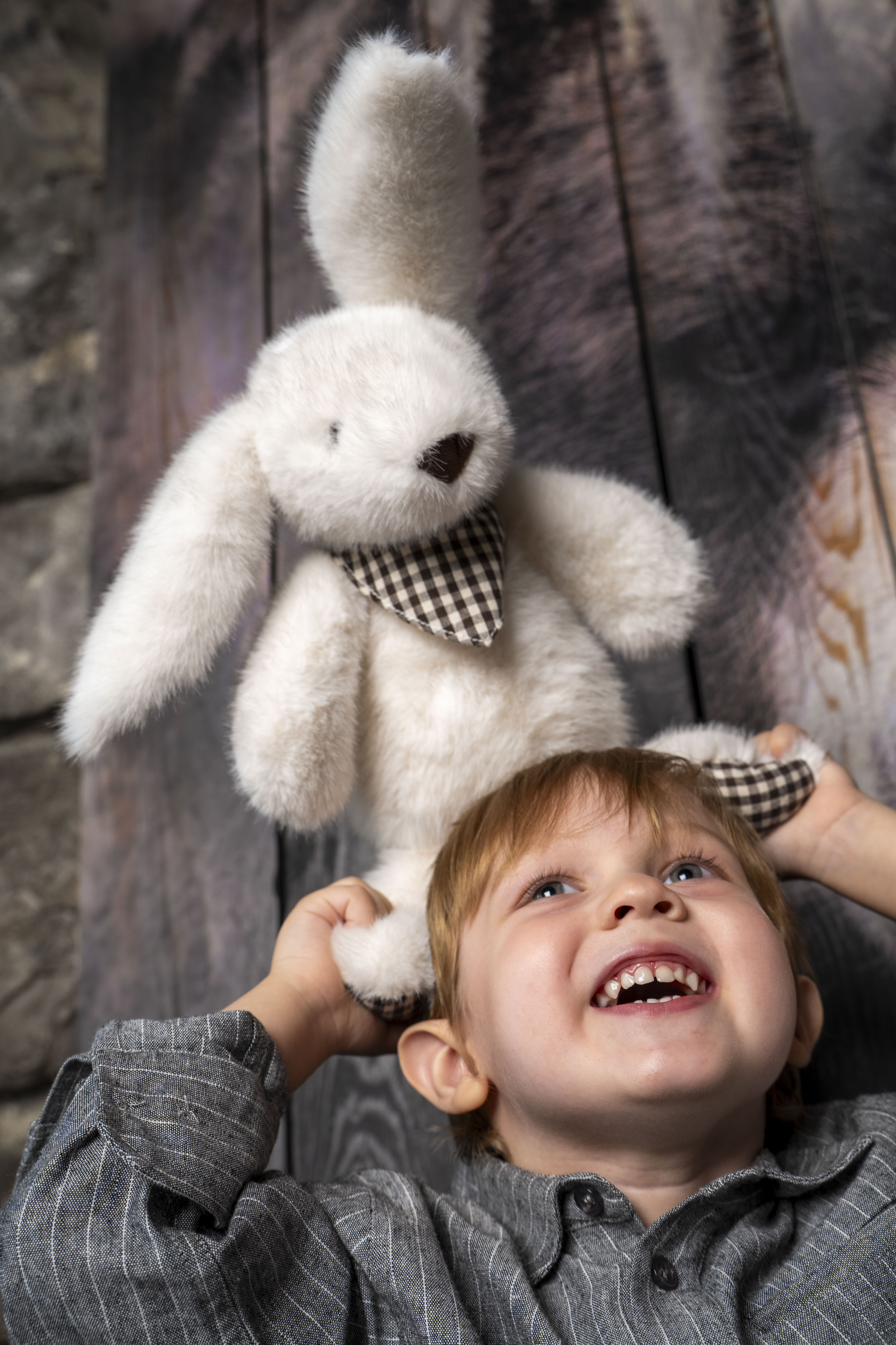 Мягкая игрушка GULLIVER toys Зайчик белый Пупсик - фото 3