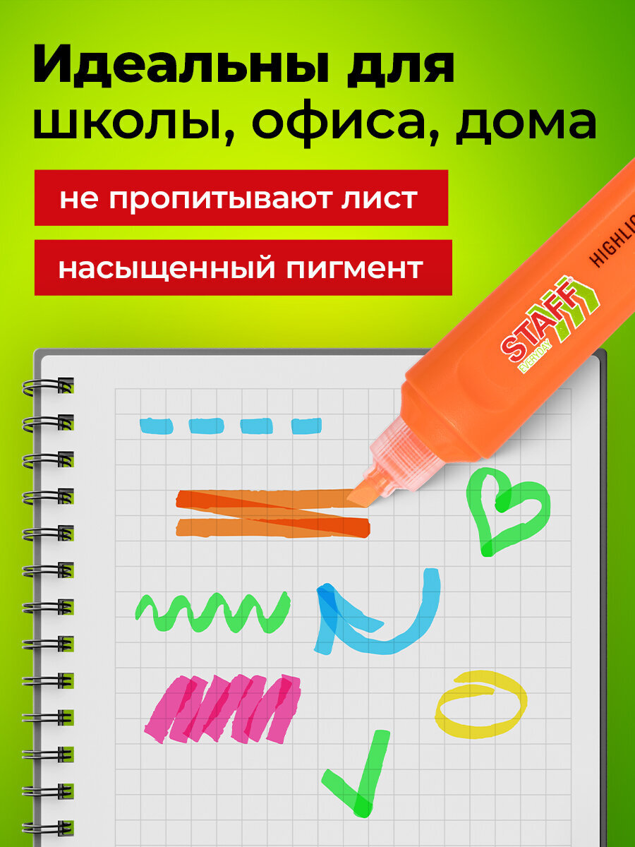 Текстовыделители Staff 12 шт. - фото 3
