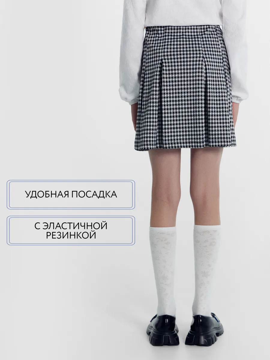 Юбка Mark Formelle (Марк Формэль) 157039/клетка виши - фото 6