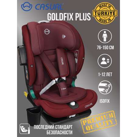 Автокресло Casual Goldfix Plus Isofix 1/2/3 (9-36 кг)