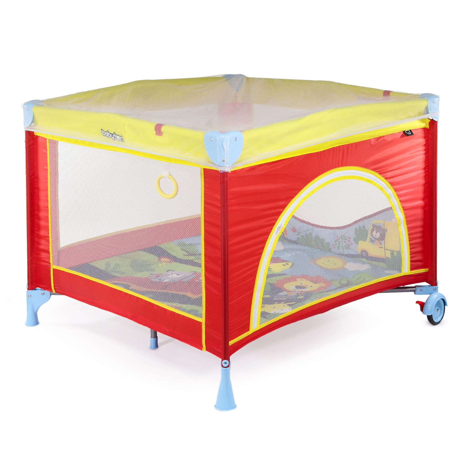 Манеж кровать Babyton Red-Yellow G-400 - фото 2