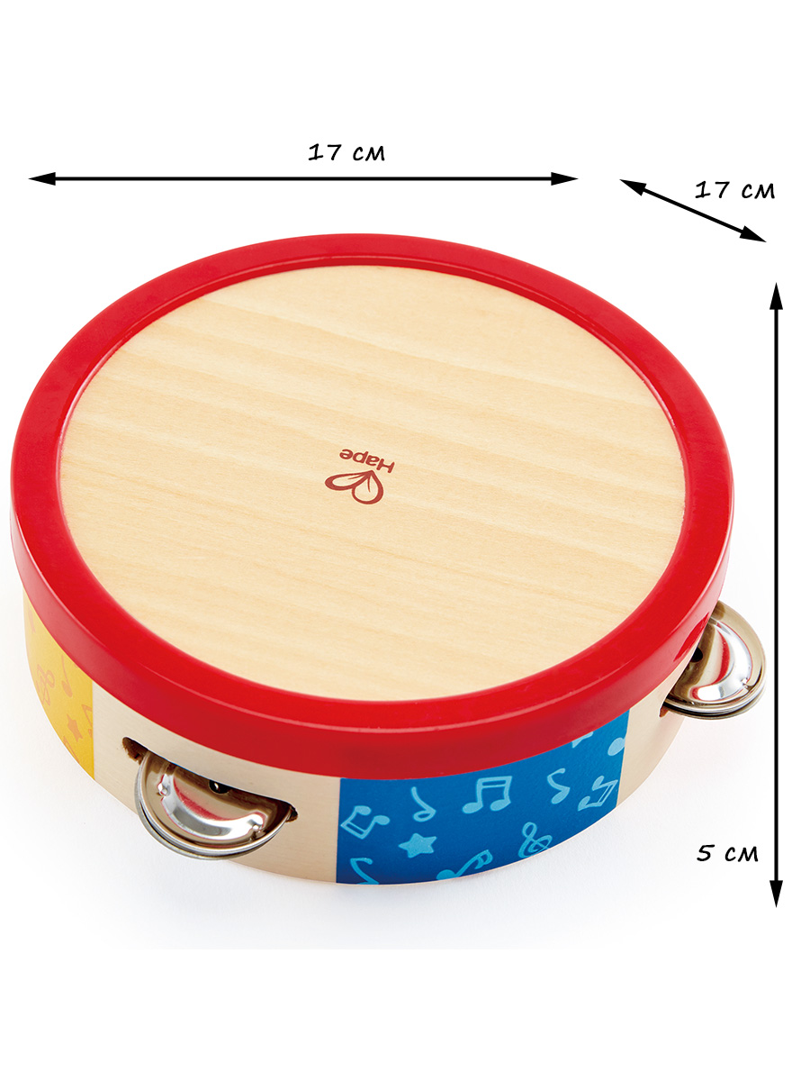 Игрушка музыкальная Hape бубен - фото 4