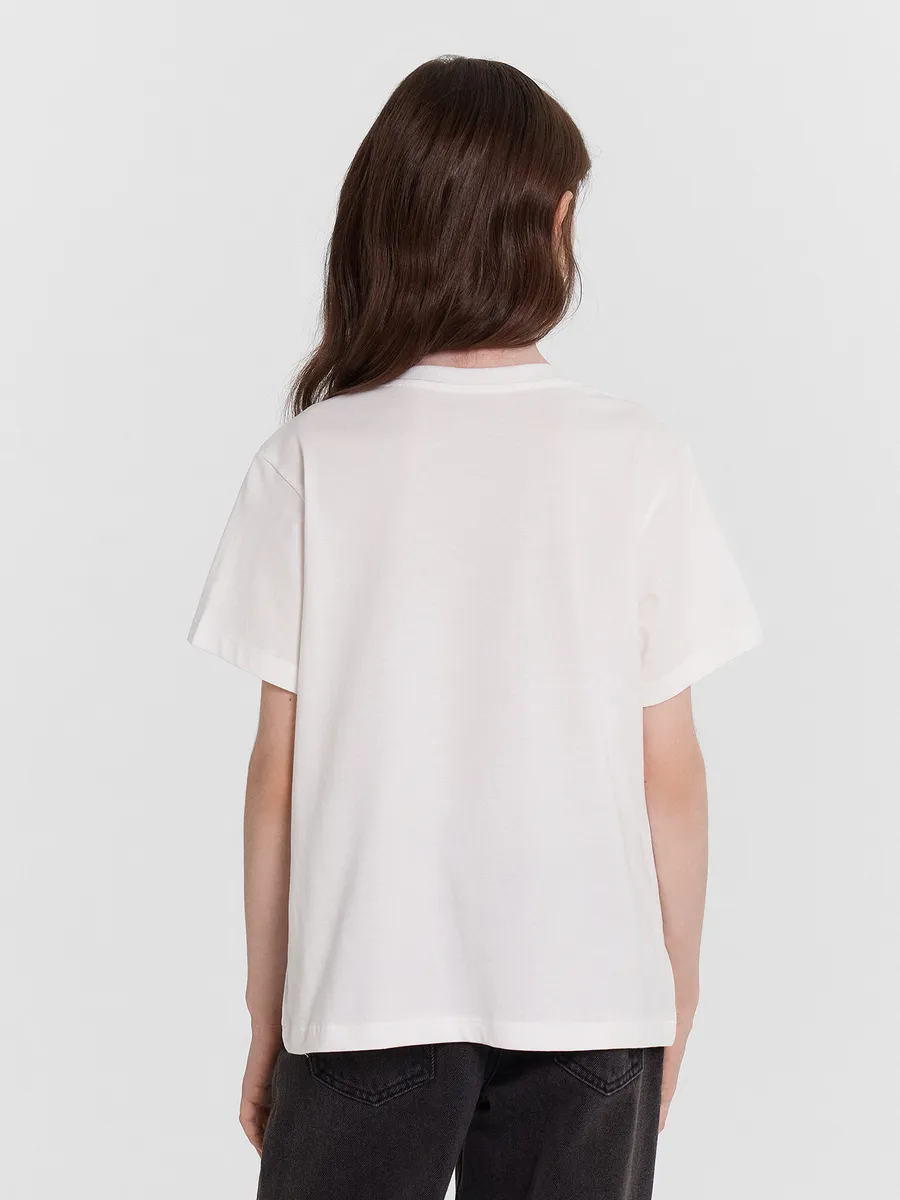 Футболка 2 шт Mark Formelle (Марк Формэль) 117835-2/белый +бело -розовые разводы - фото 5