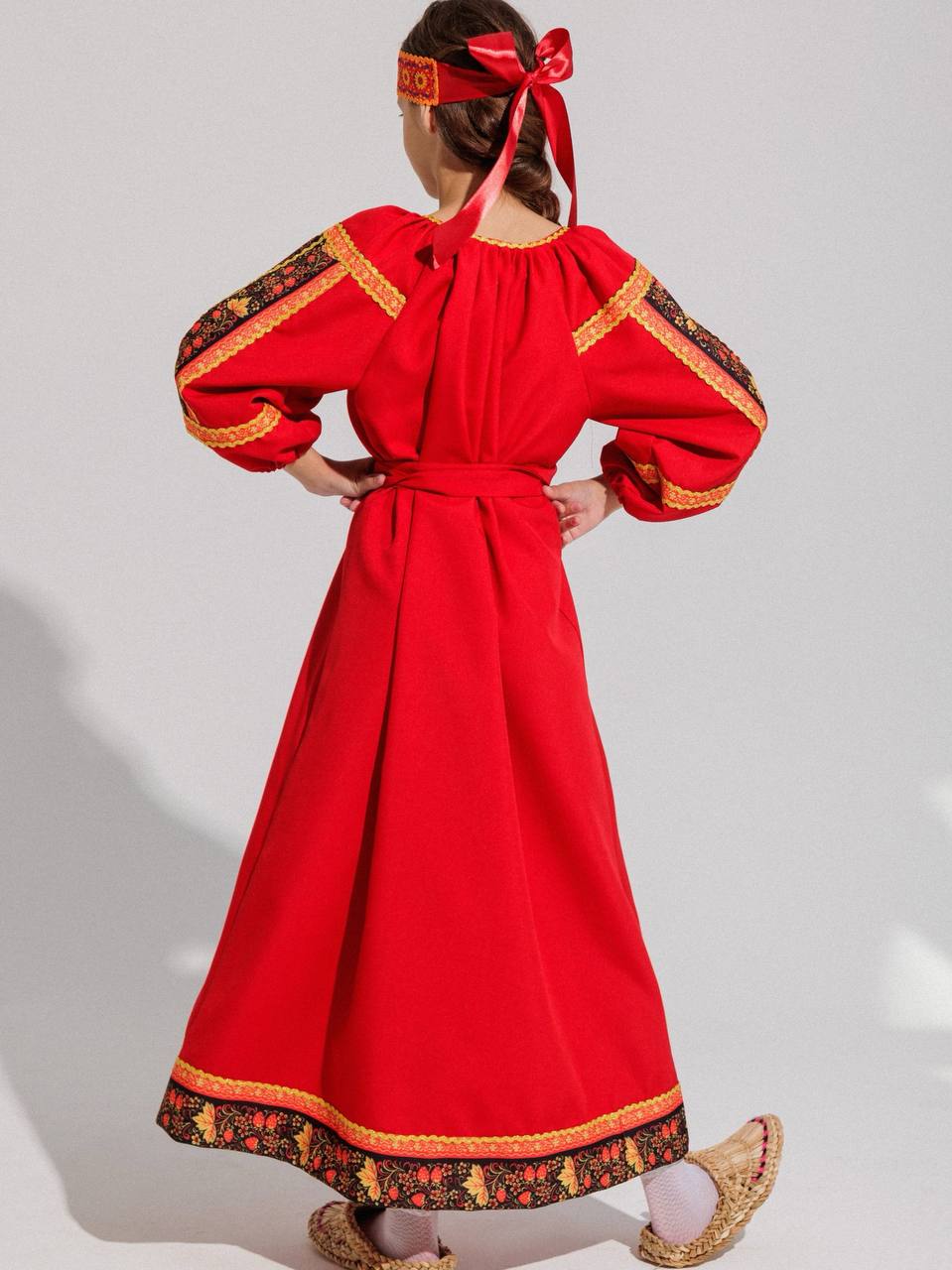 Платье Gala-Вальс С/рубашка Алена/красный - фото 2