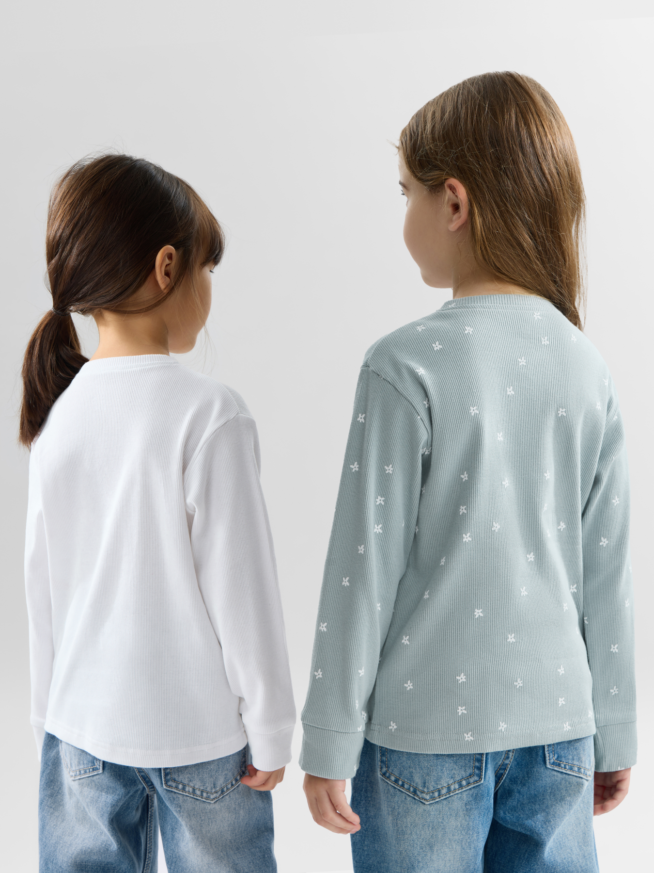 Лонгслив 2 шт Happy Baby 90140-0_white-blue - фото 3