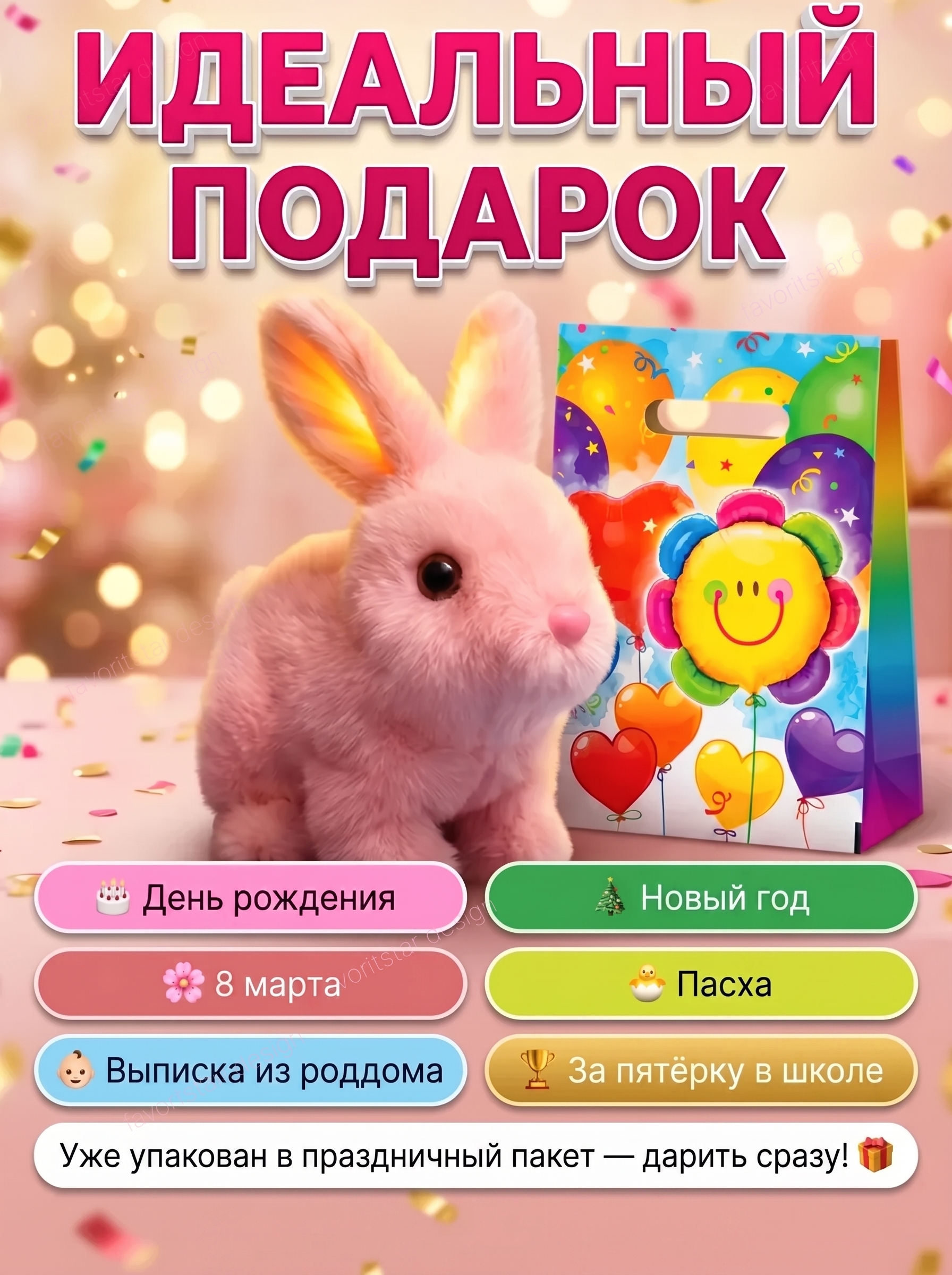 Мягкая игрушка FAVORITSTAR DESIGN - фото 8