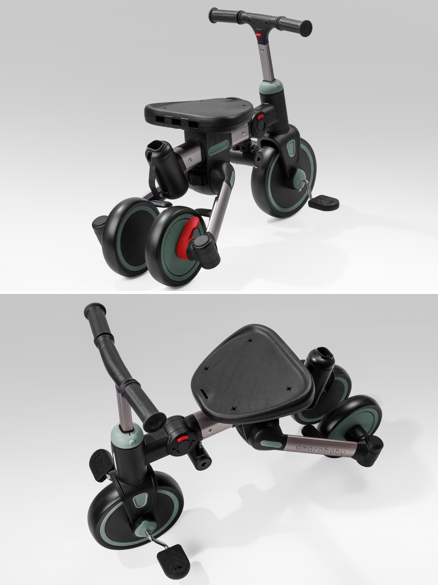 Трехколесный велосипед Amarobaby 8 дюймов - фото 13