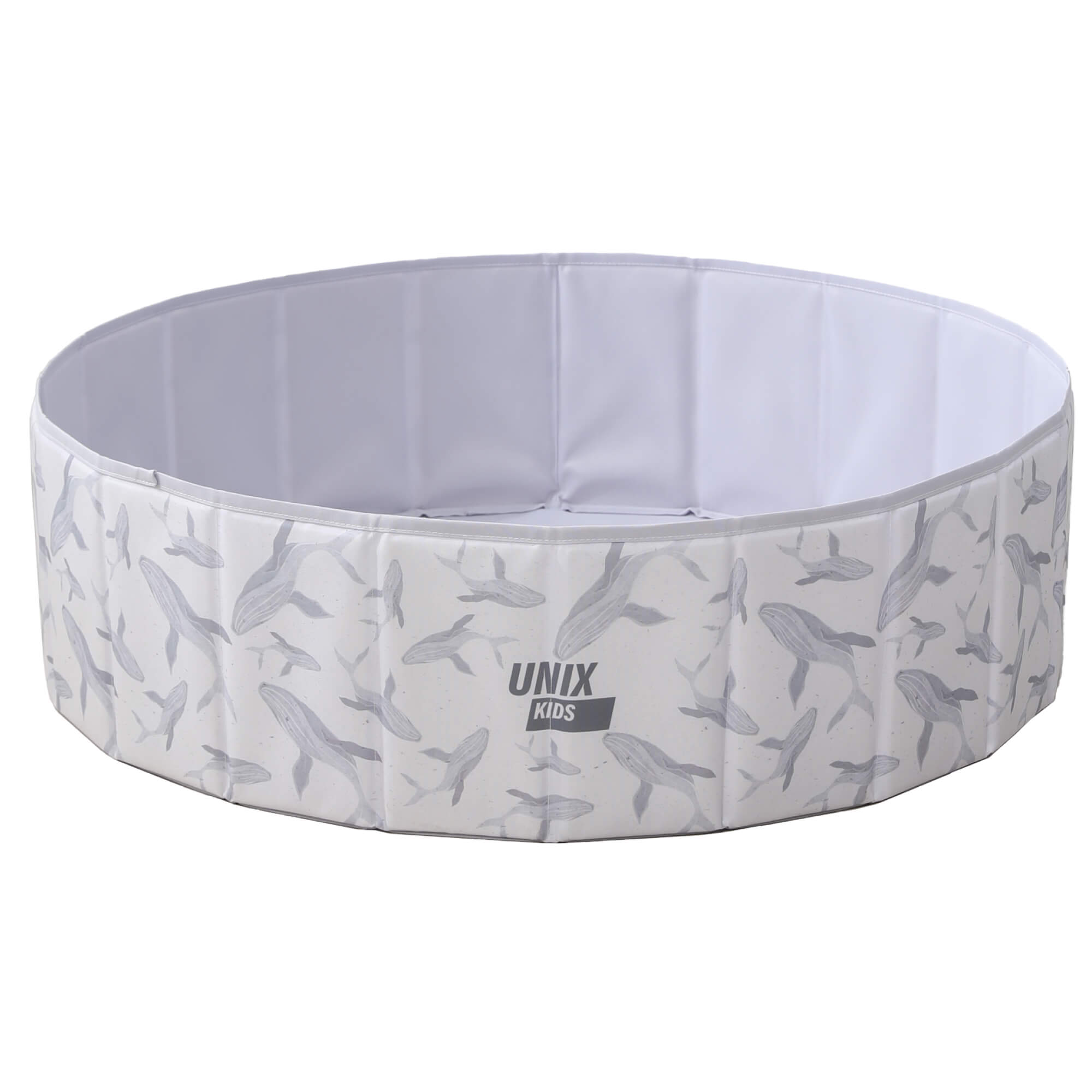 Сухой бассейн для шариков UNIX Kids Ocean 100 см Grey (без шариков) - фото 6