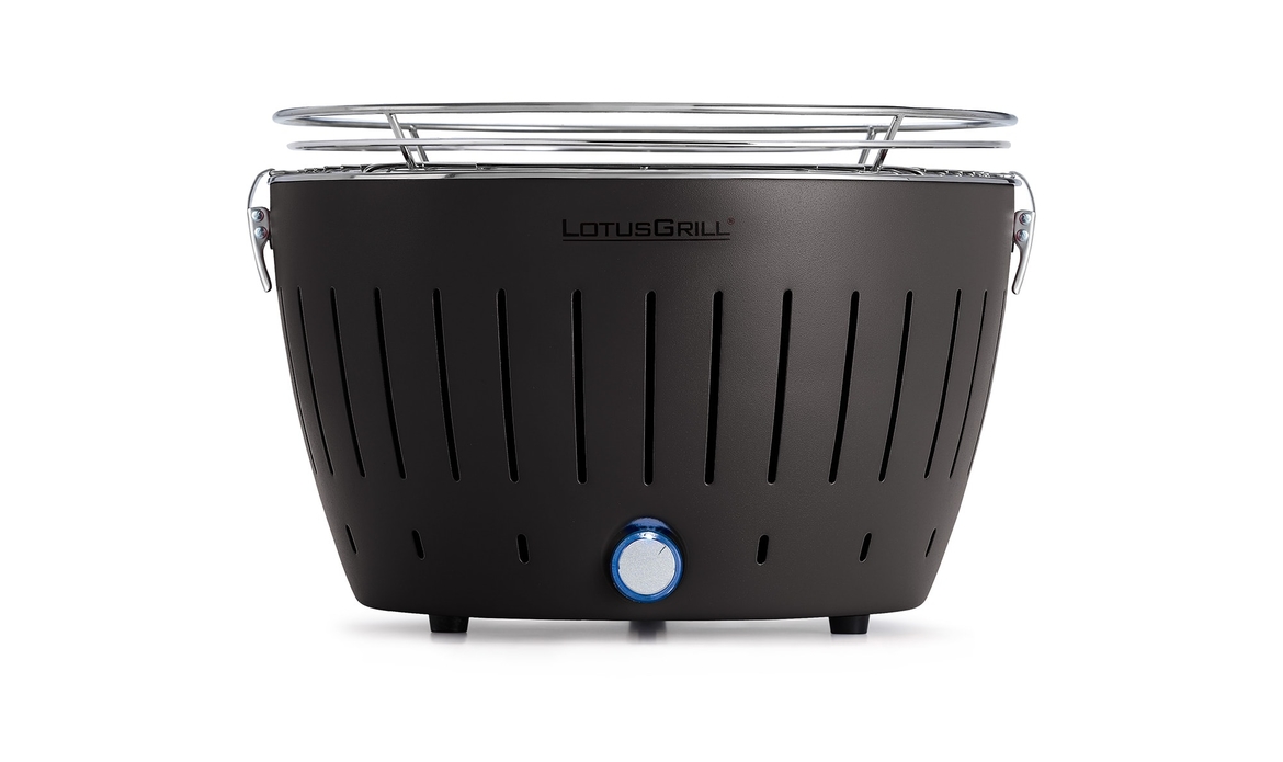 Гриль LotusGrill Classic Hybrid 34 см серый антрацит - фото 1