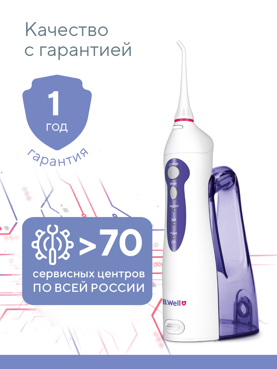 Ирригатор B.Well импульсный 3 реж. - фото 4