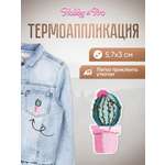 Набор для творчества Hobby Pro термоаппликация Кактус с цветком