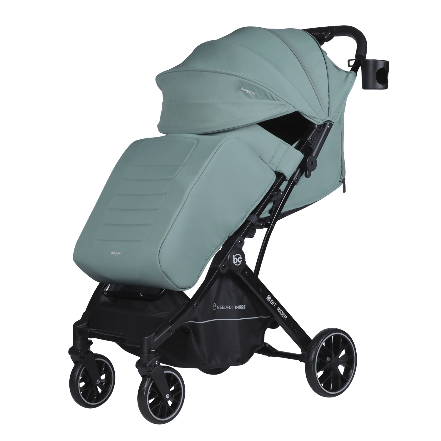 Коляска прогулочная BabyCare Q'bit зеленый зеленый - фото 2