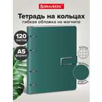Тетрадь со сменным блоком Brauberg клетка 120 лист.