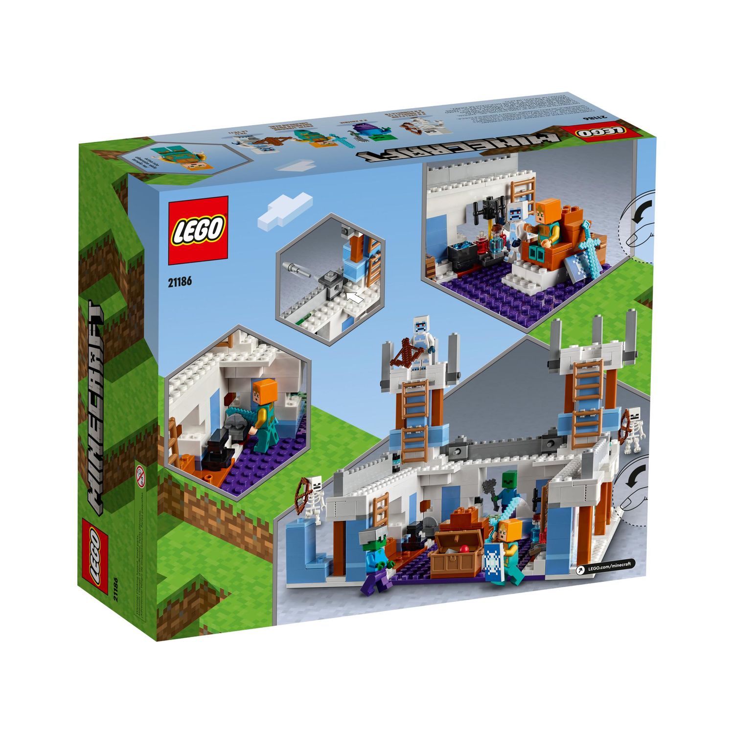 Конструктор LEGO Minecraft Ледяной дворец - фото 8
