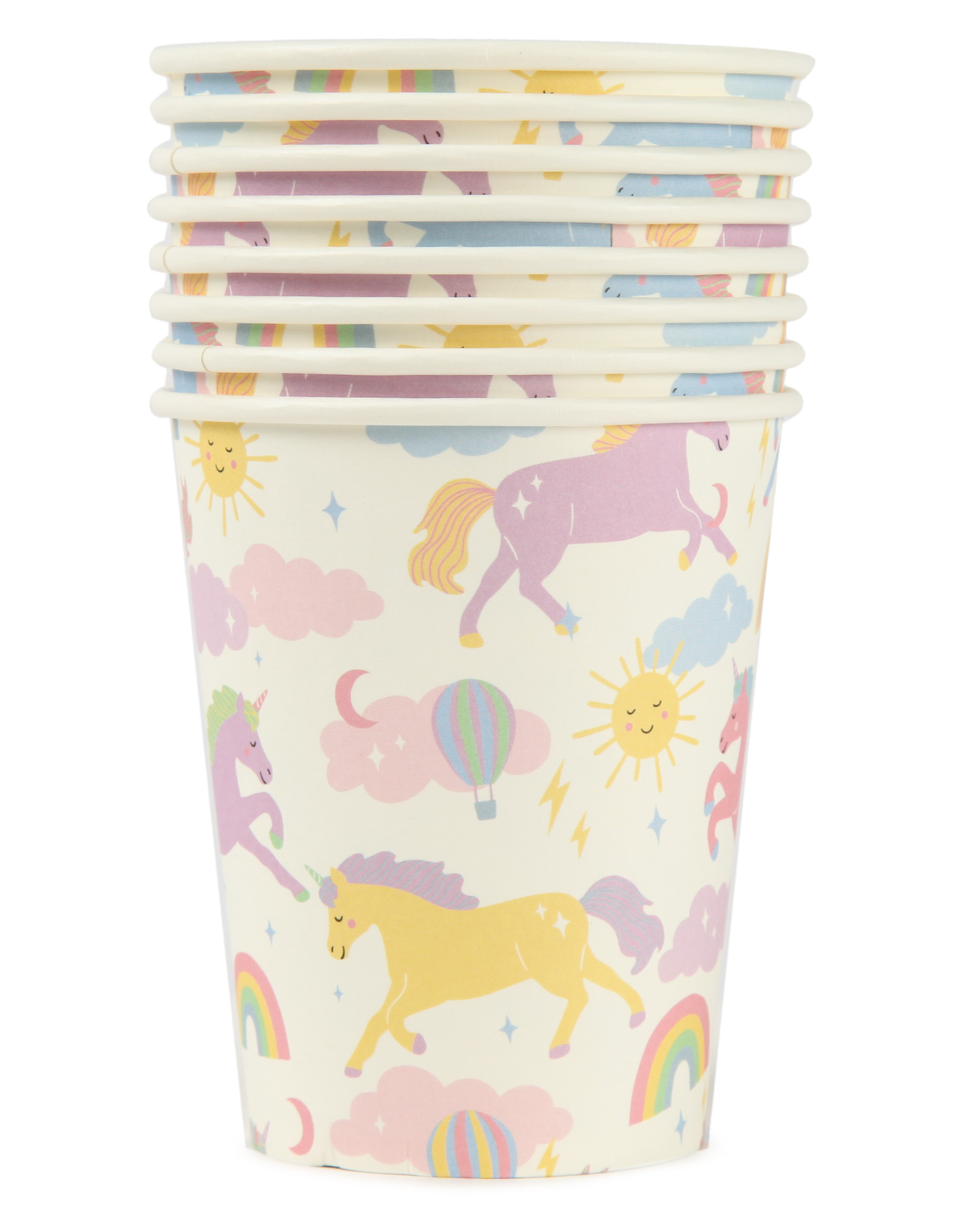 Стаканчики Yotoy Единороги 9см 8шт - фото 1