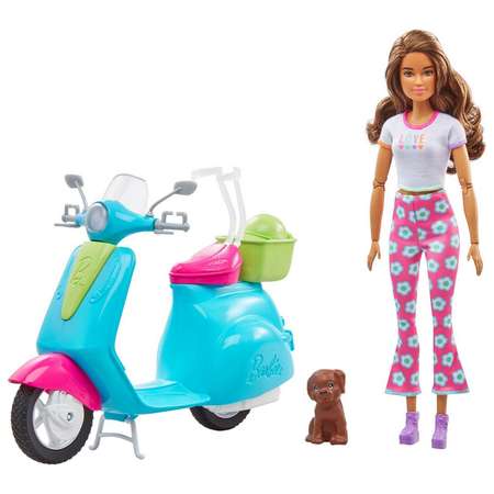 Игровой набор Barbie Кукла со скутером