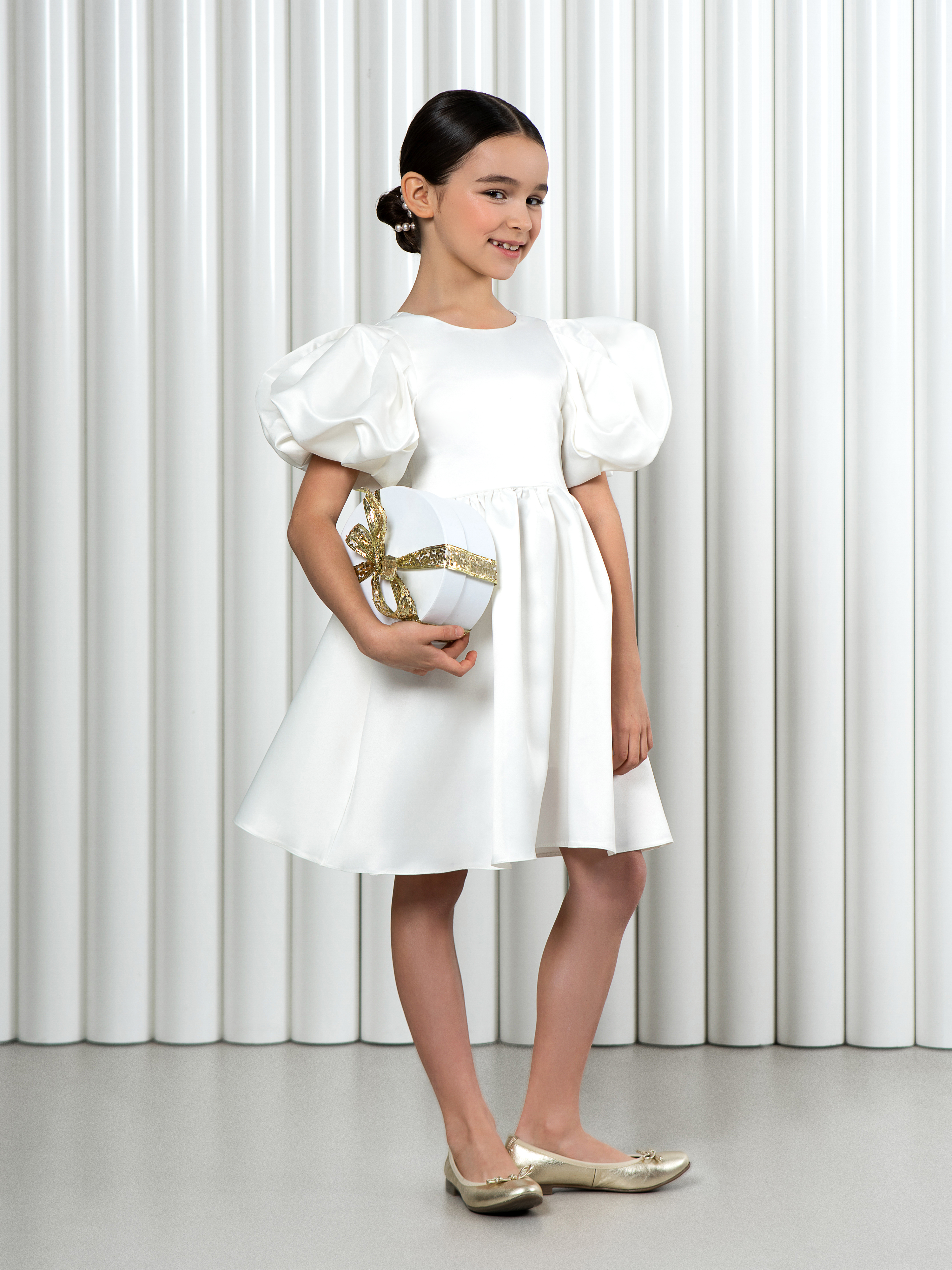 Платье LisaWeta D-143 экрю - фото 6