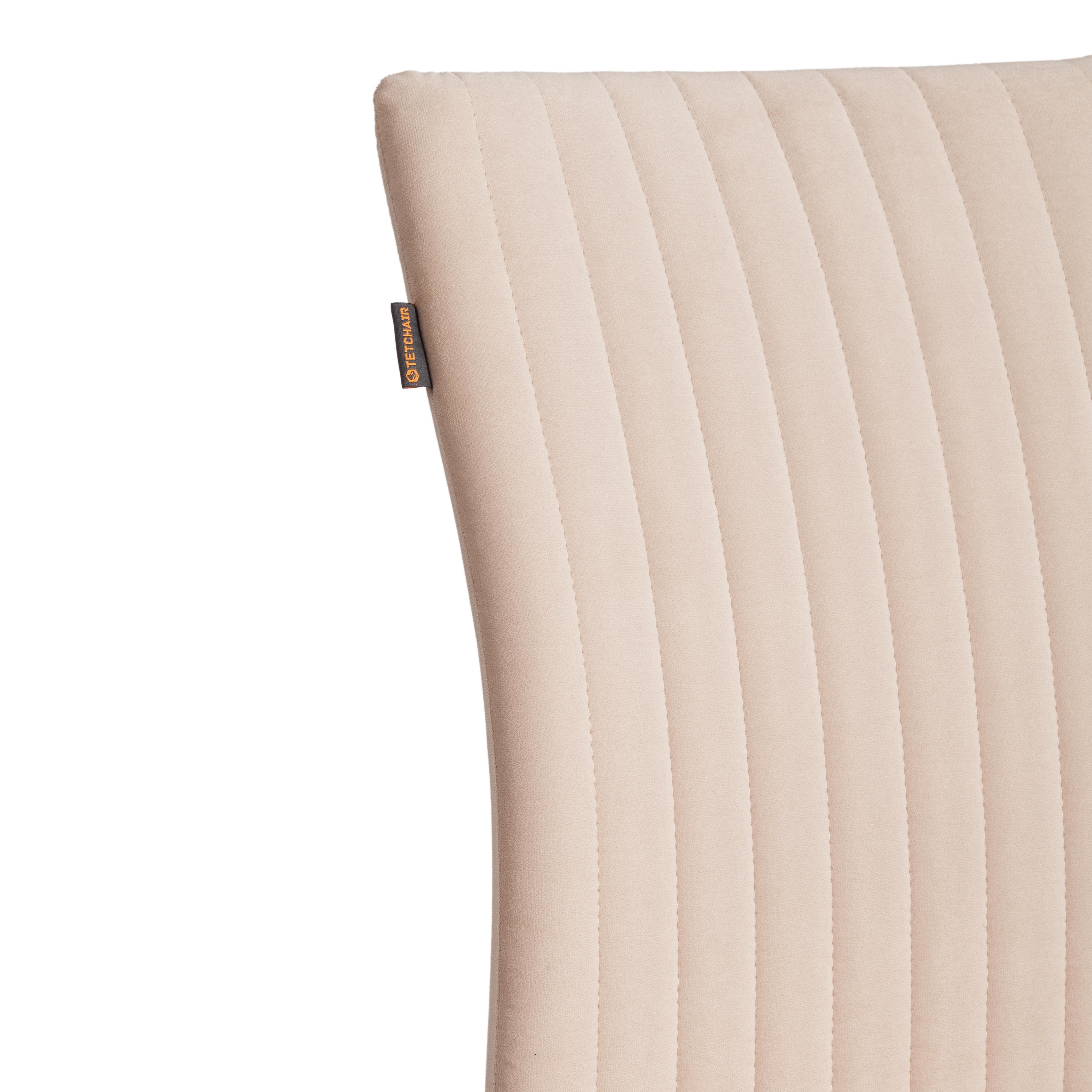 Стул TETCHAIR велюр бежевый/черный 1 шт. - фото 11