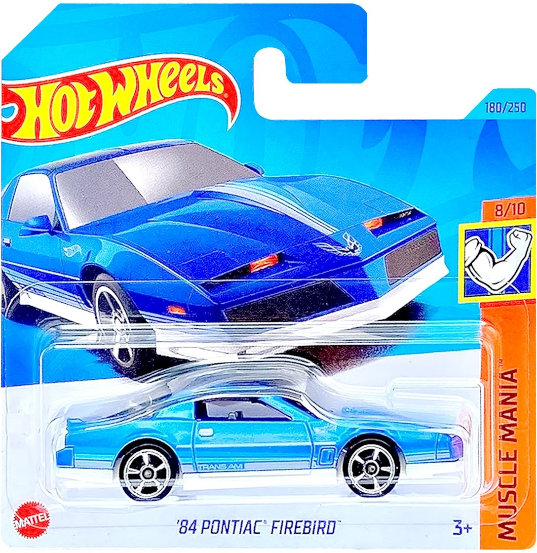 Автомобиль Hot Wheels Pontiac Firebird Muscle mania 1:64 04671 - фото 2