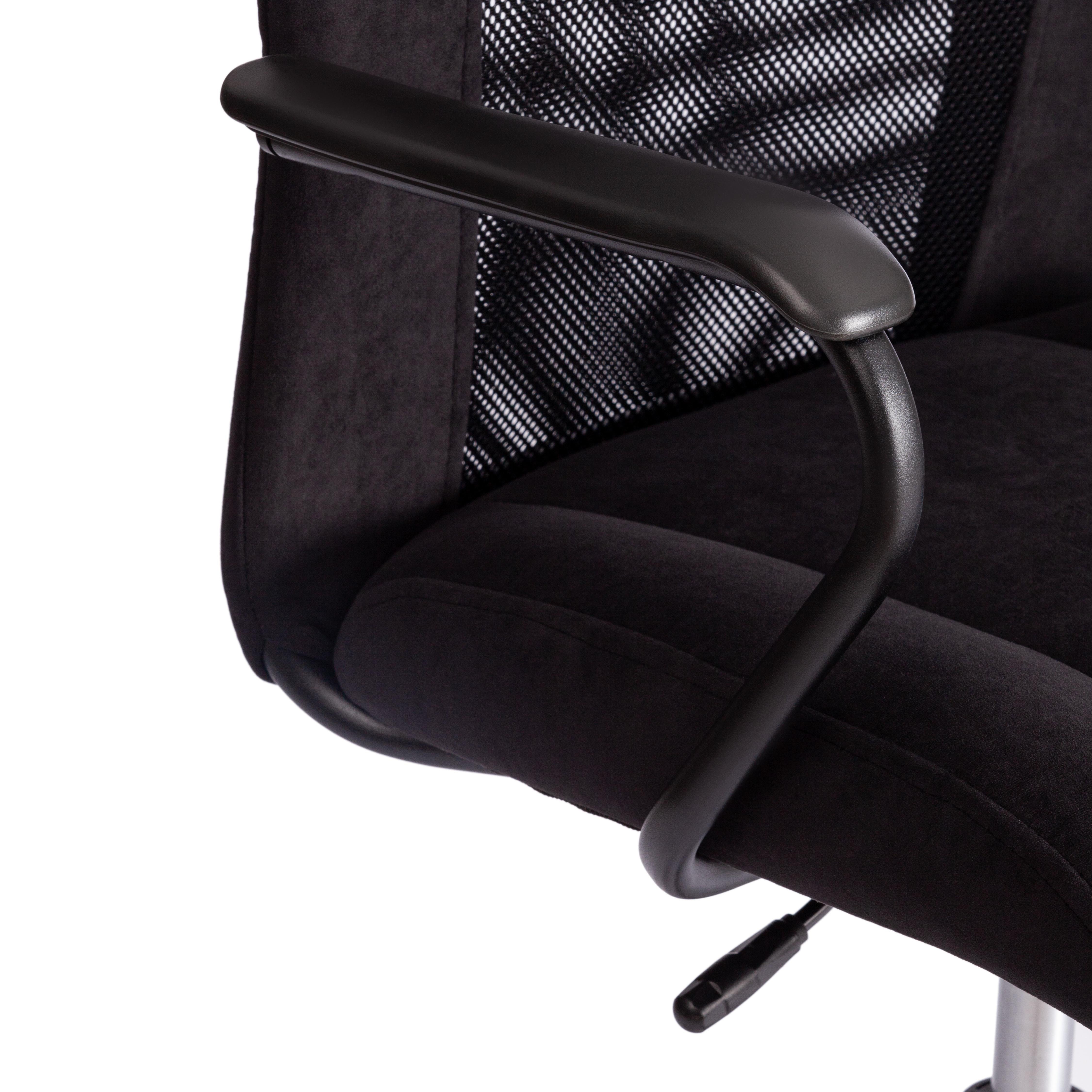 Компьютерное кресло TETCHAIR Стафф флок ткань черный - фото 10