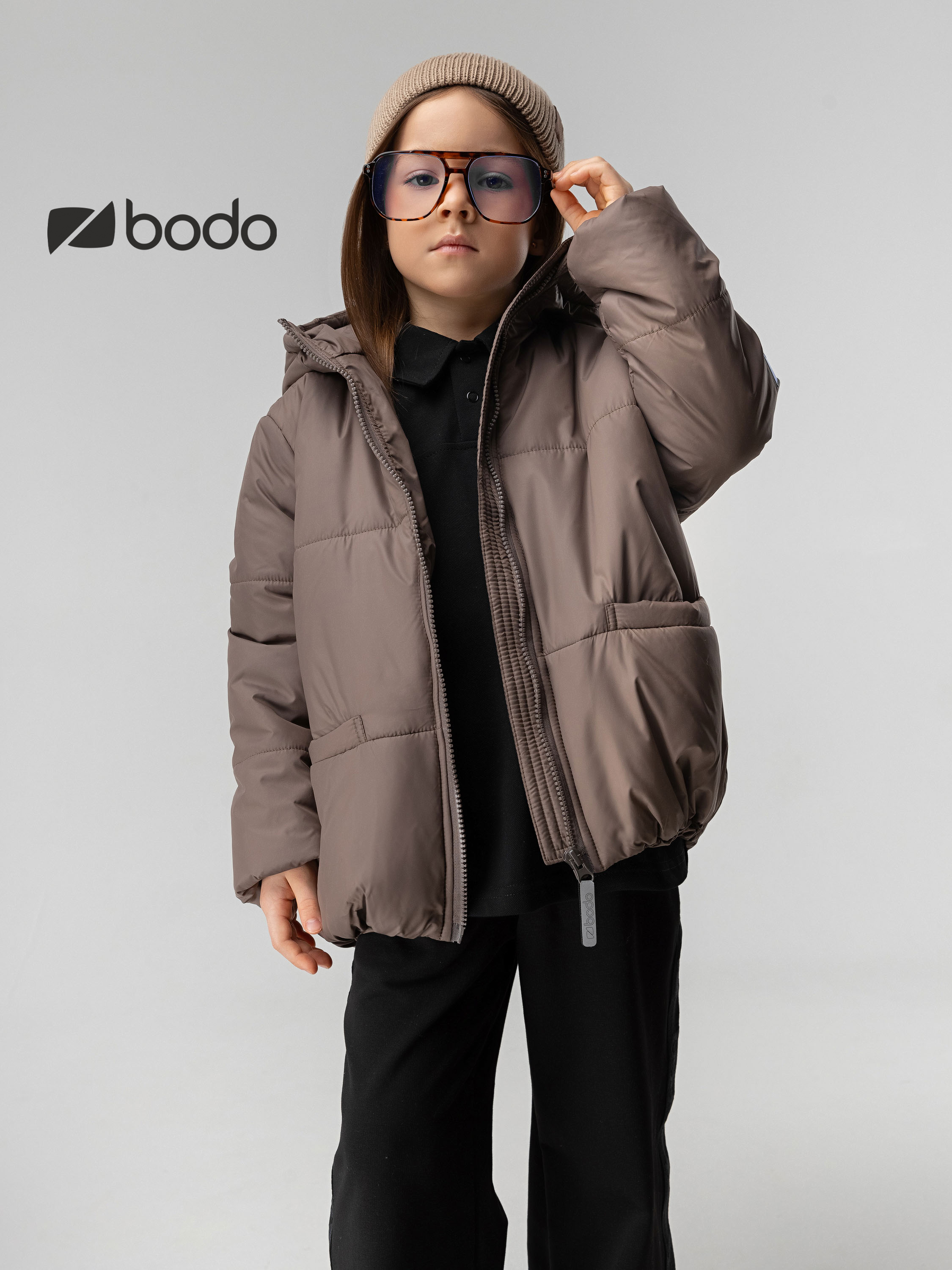 Куртка Bodo 32-83MU_темно-бежевый - фото 3
