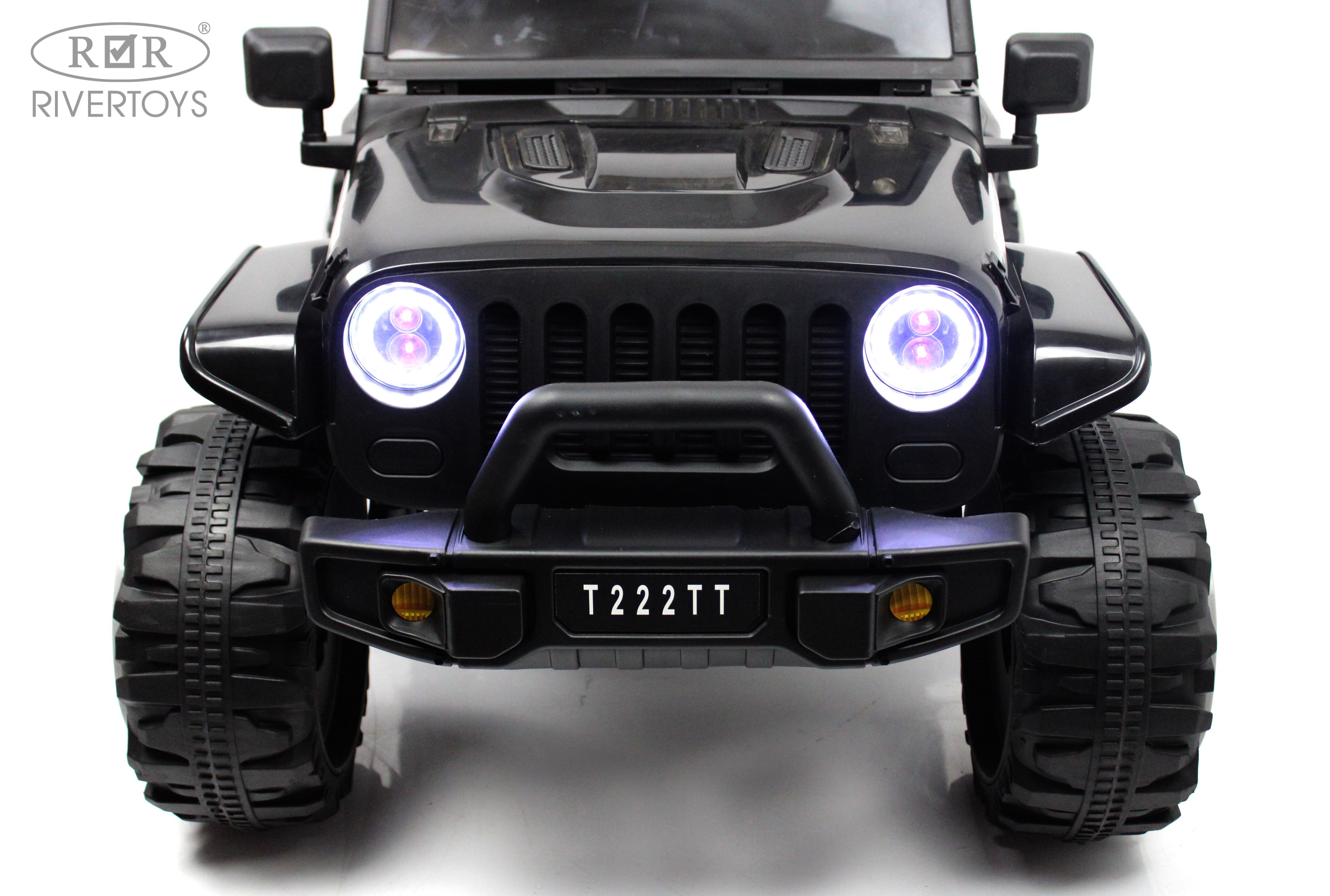 Электромобиль RIVERTOYS T222TT-4WD-BLACK С пультом ДУ - фото 29