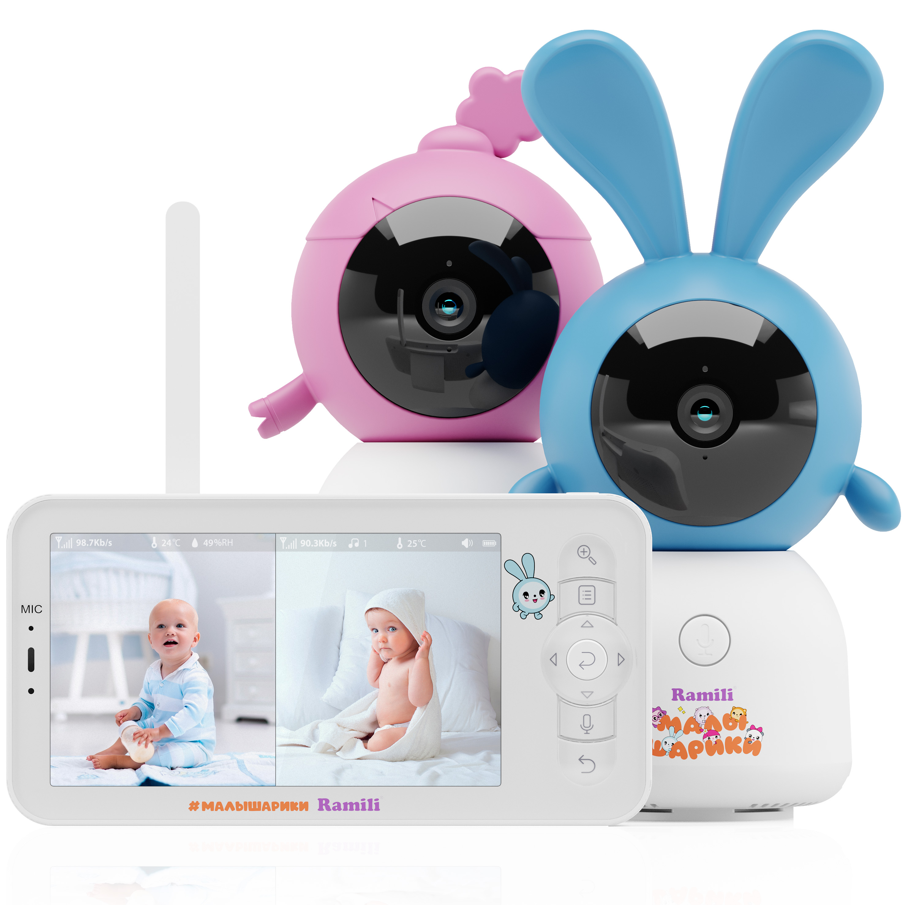 Видеоняня Ramili Малышарики Нюша и Крошик - фото 13