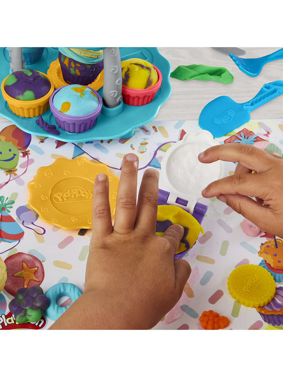 Масса для лепки Hasbro Play-Doh Кексы с подставкой - фото 13