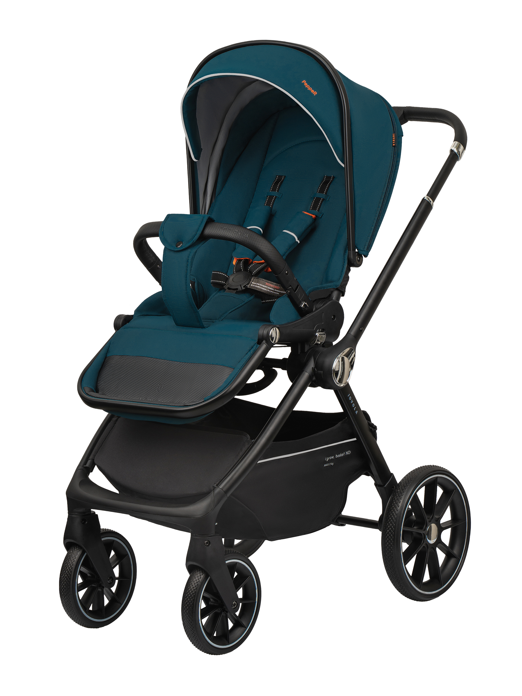 Коляска прогулочная JOVOLA Pepper зеленый - фото 11