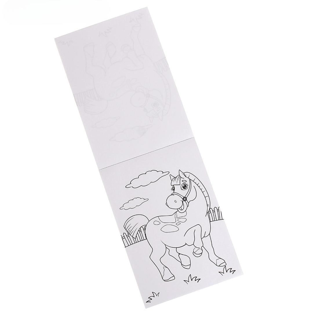 Комплект раскрасок Буква-ленд 100 листов На ферме - фото 3