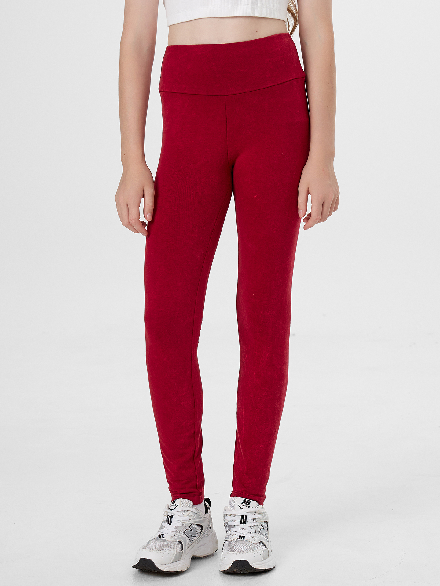 Леггинсы Mark Formelle (Марк Формэль) 147755/ACID WASH вишневый - фото 1