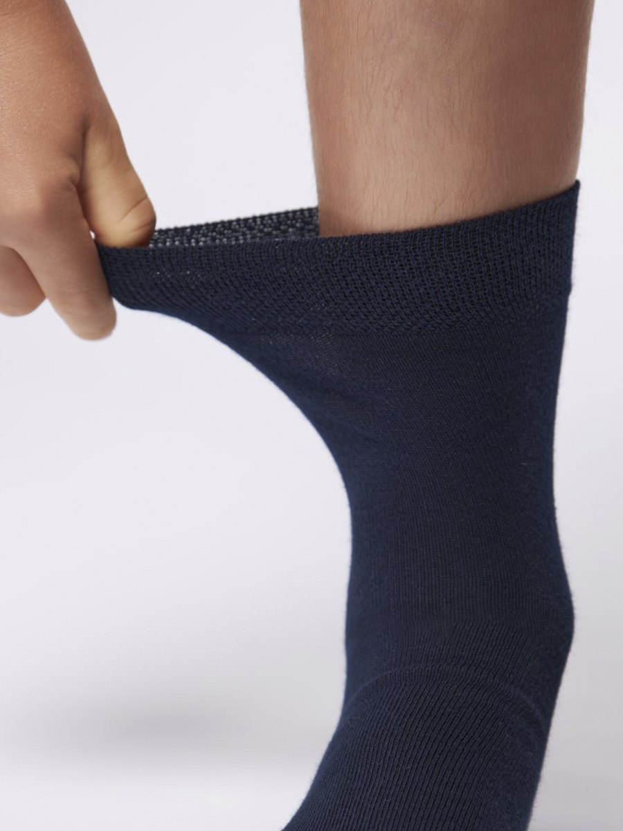 Носки 4 пары ALEX YVN J-5501-4 син.черн. - фото 8