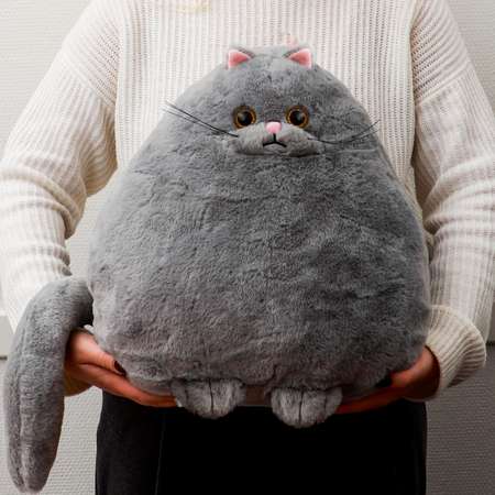 Игрушка мягкая ЭВРИКА Кот Облачко серый