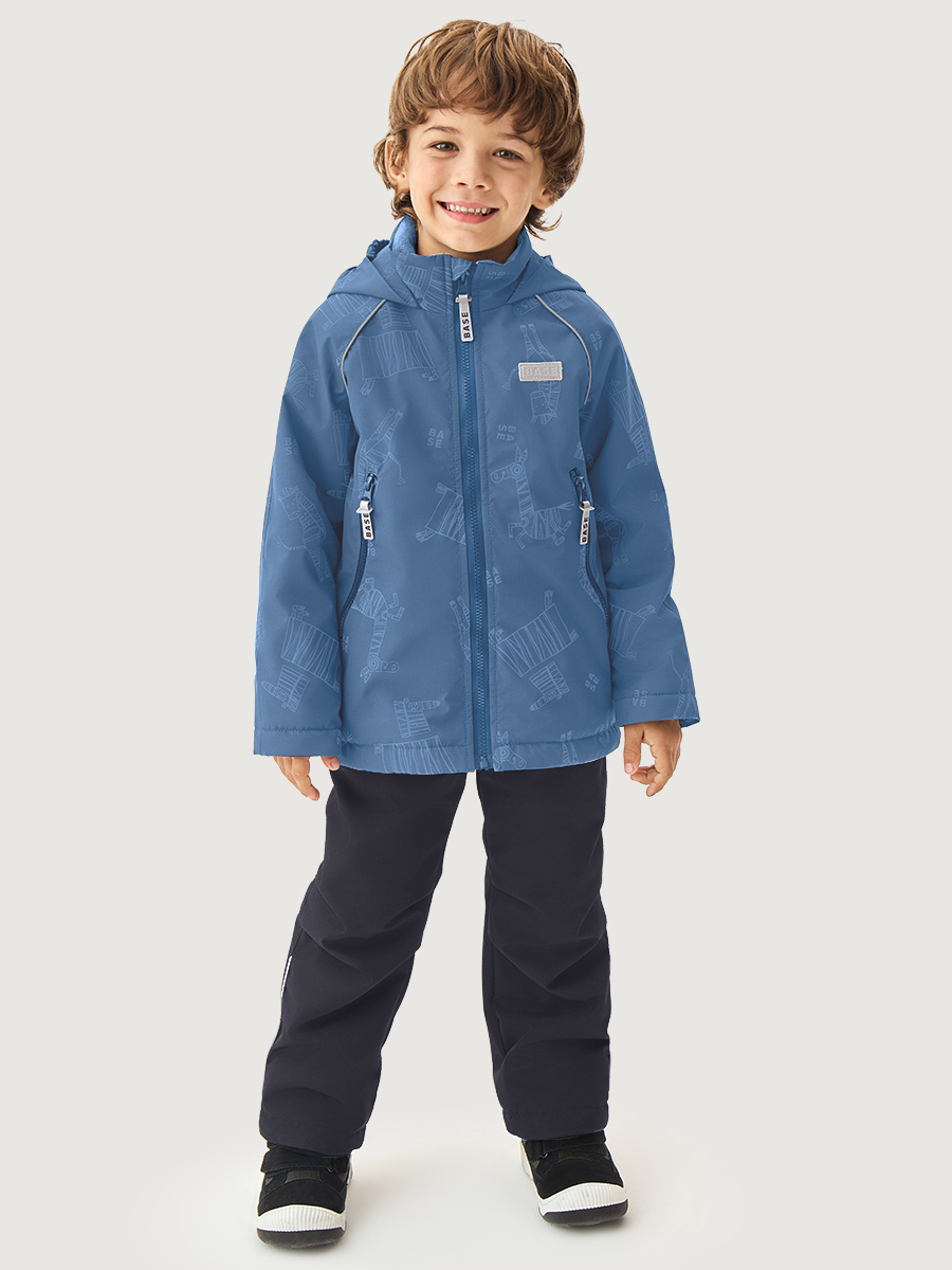 Комплект BASE by NIKASTYLE б7м10326 джинс/графит - фото 1