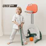 Баскетбольная стойка + ворота UNIX Kids Dino 2в1 для дома и улицы