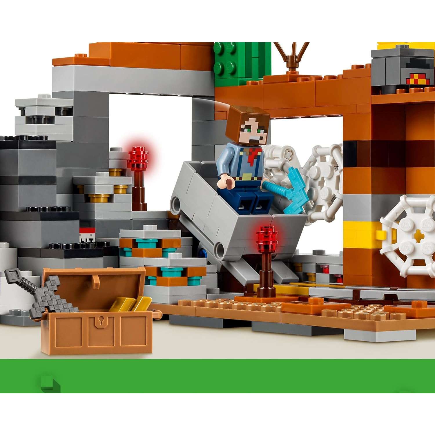 Конструктор LEGO Minecraft Шахта Бесплодных земель 538 дет. - фото 8