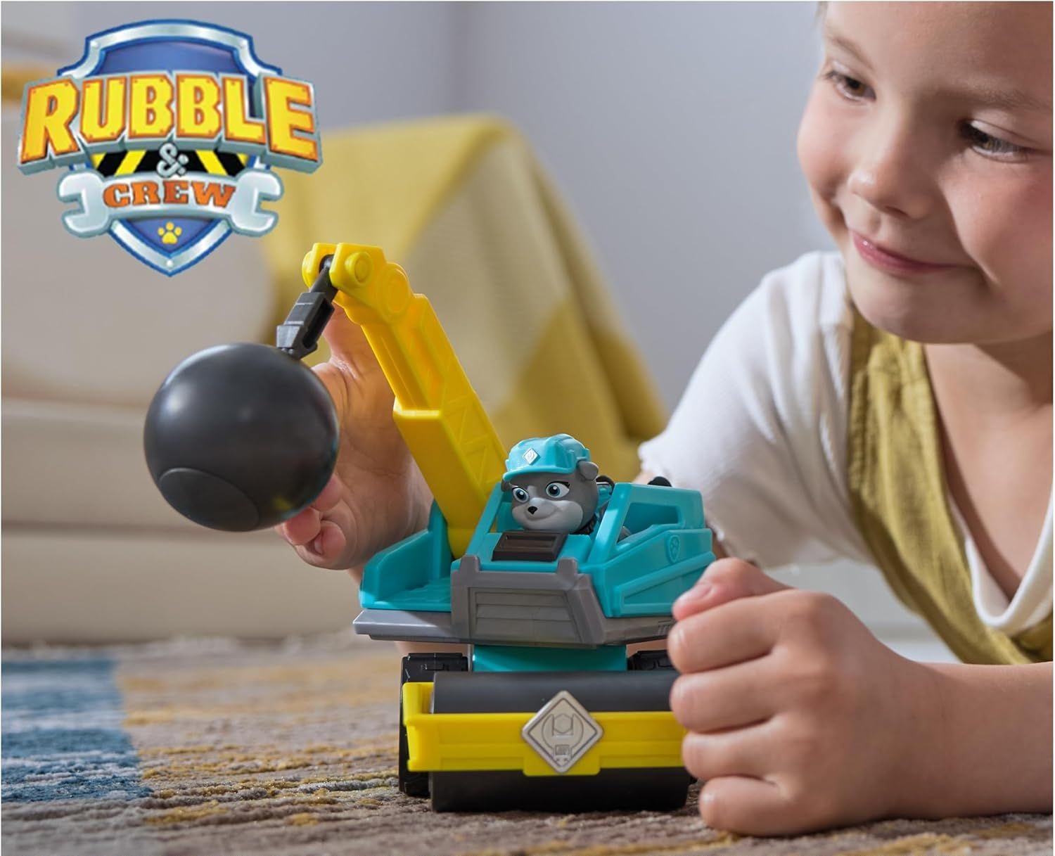 Бульдозер Paw Patrol Реббл базовый транспорт 6069674 - фото 6