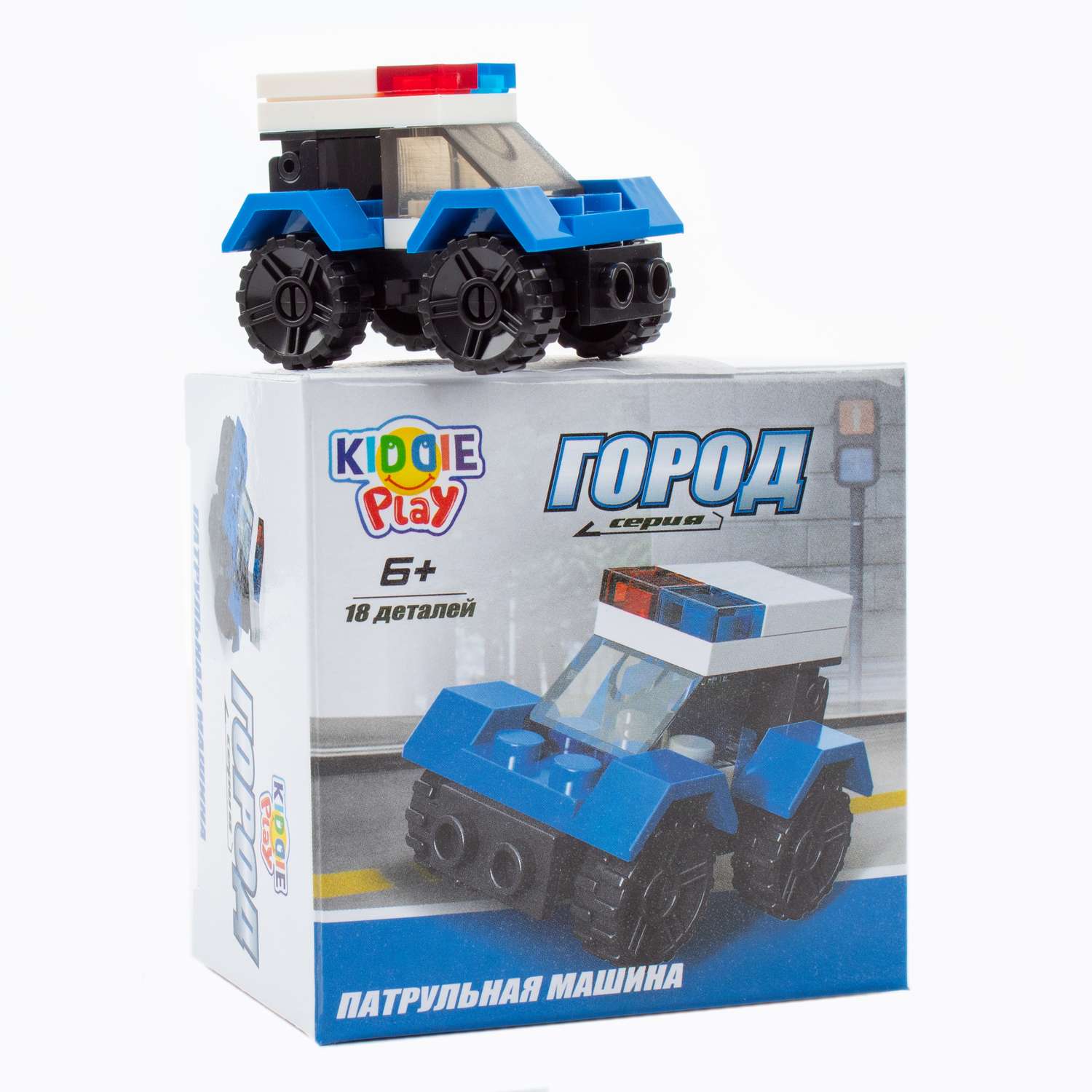 Конструктор KiddiePlay Транспорт блочный в ассортименте - фото 3