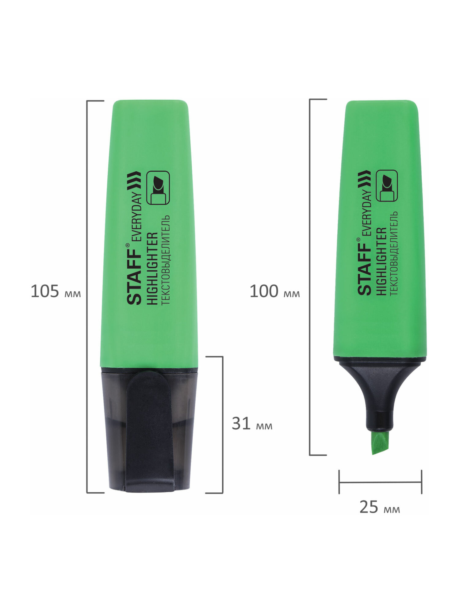 Текстовыделители Staff 4 шт. - фото 14