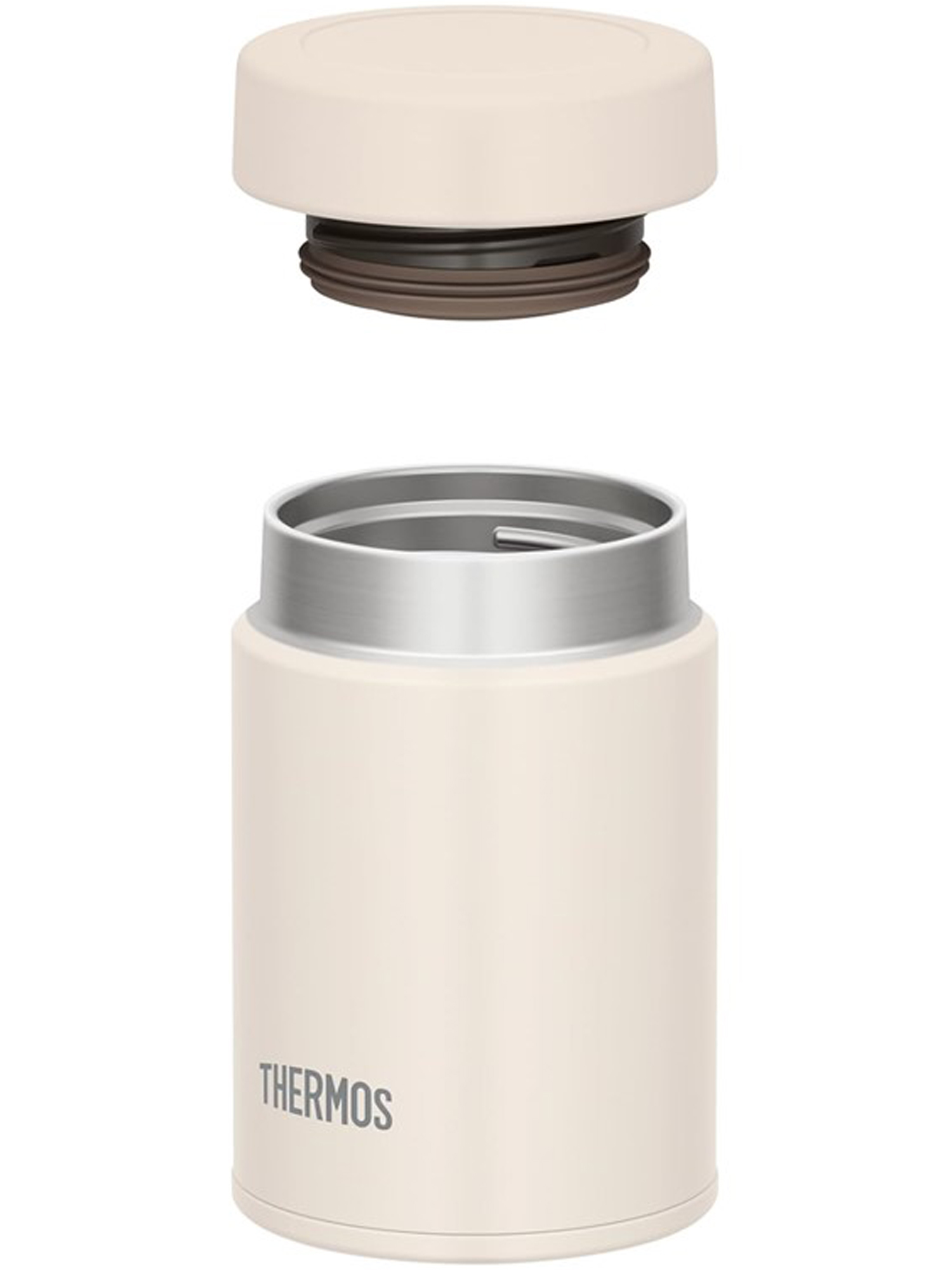 Мини-термос для еды супа 200 мл THERMOS JBZ-201 сливочный – нержавеющая сталь герметичный тепло/холод 4/8 часов - фото 7