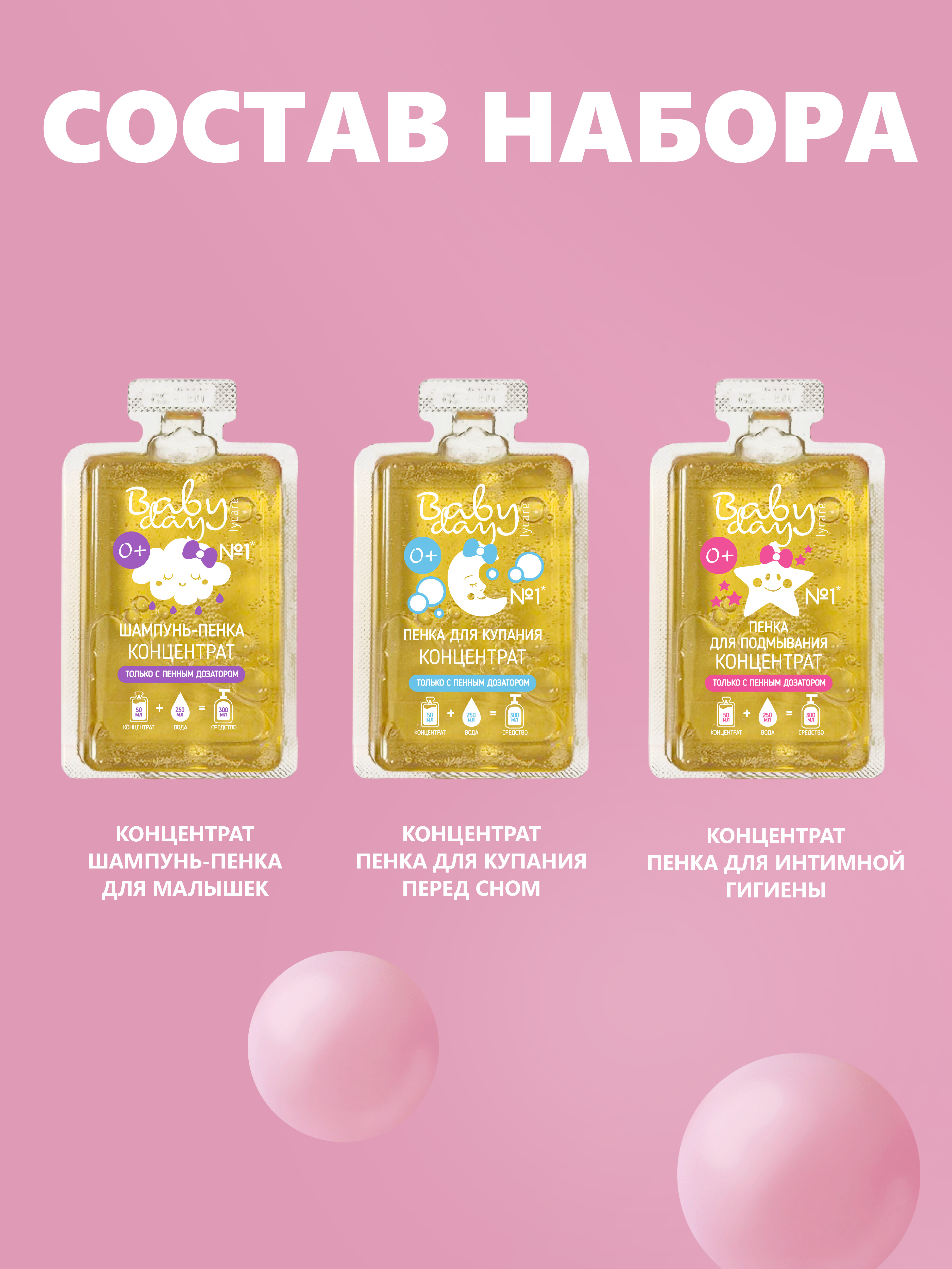 Концентрат LYCARE BabyDay 3шт. х 50мл - фото 3
