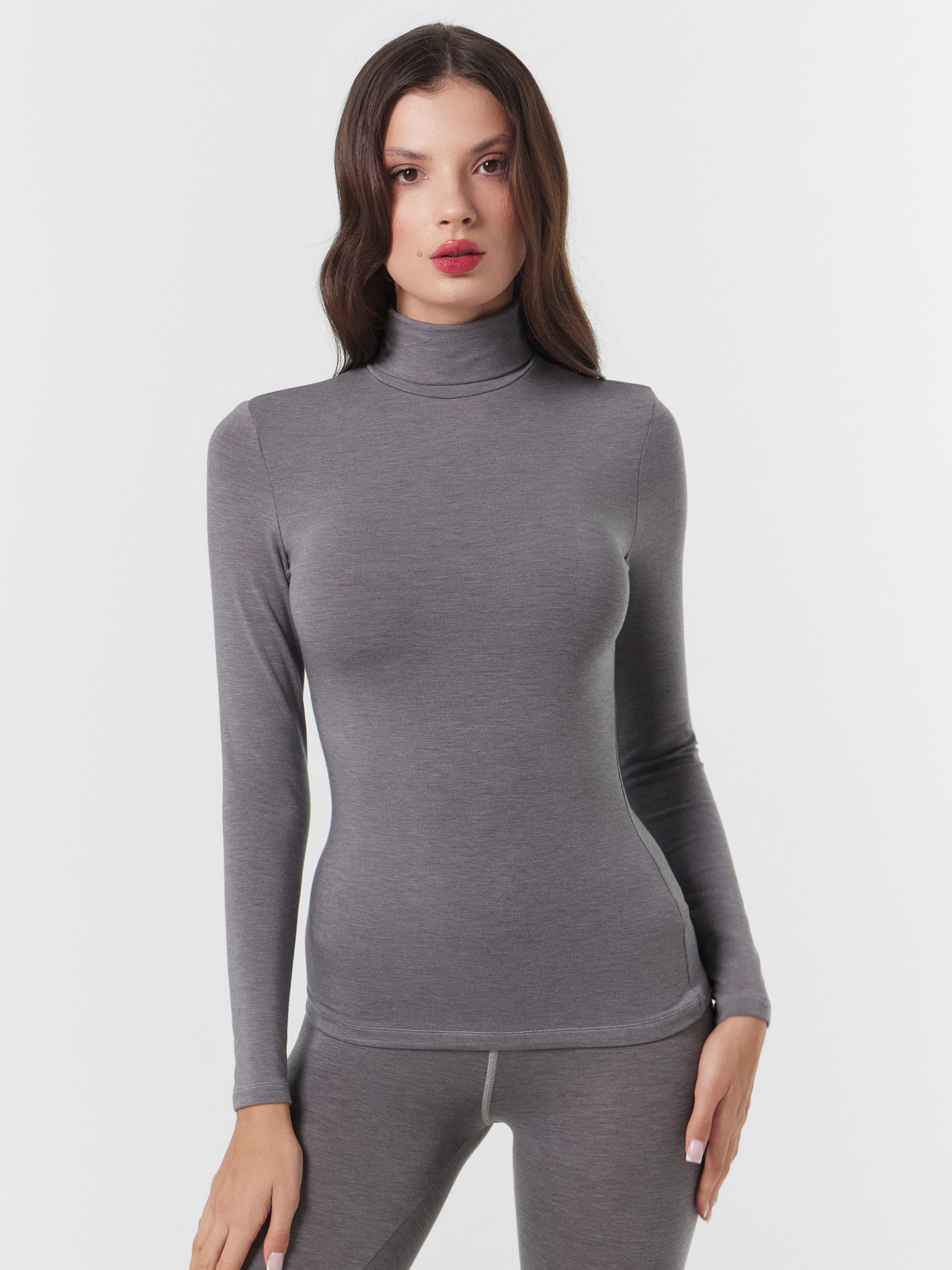 Термолонгслив Mark Formelle (Марк Формэль) 602331/серый меланж 4306-А - фото 1