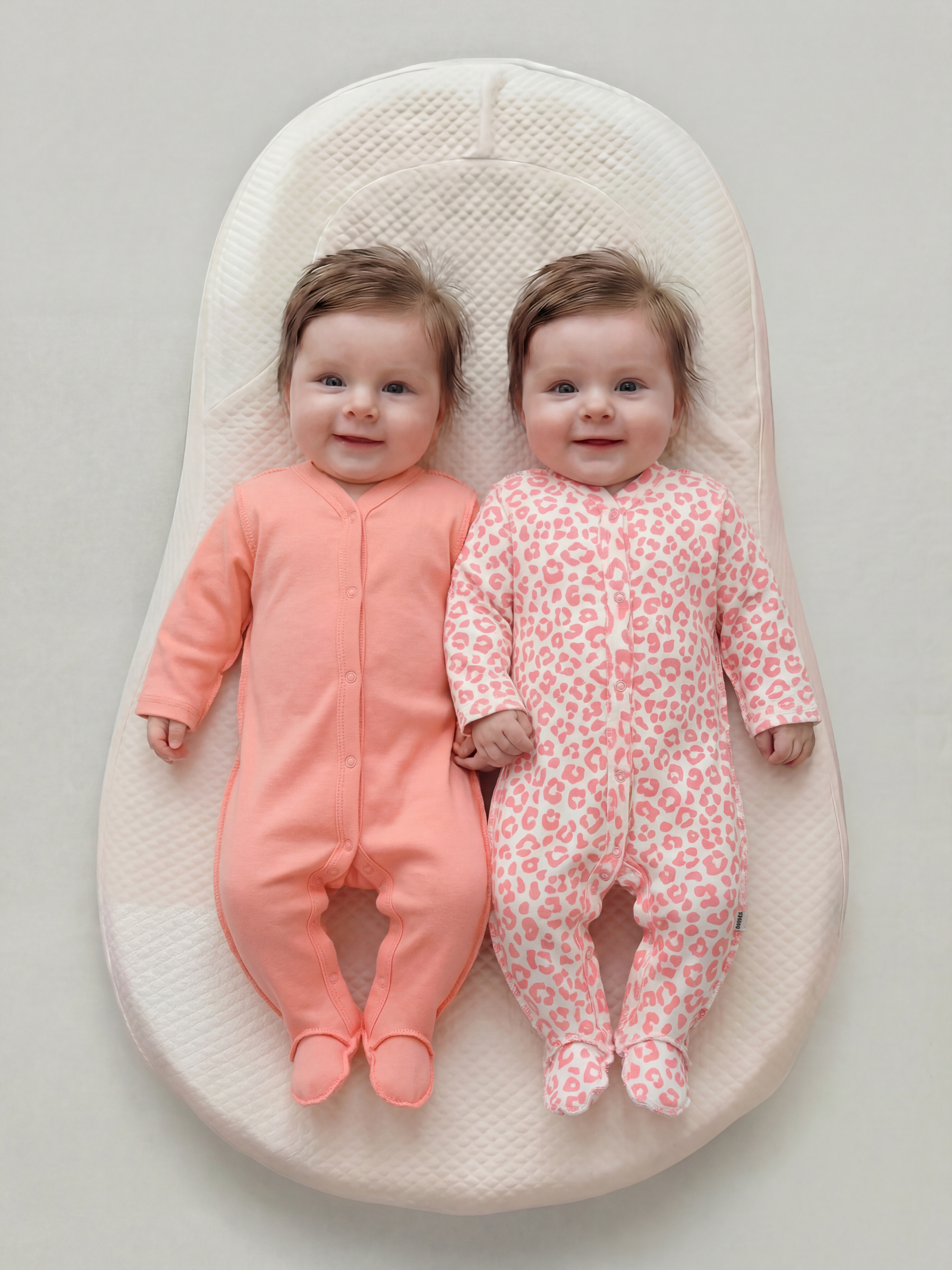 Изображение товара Комбинезон для новорожденных 2 шт KUZA, хлопок, 0-3 месяца