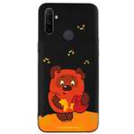 Силиконовый чехол Mcover для смартфона Realme C3 Союзмультфильм Медвежонок и мед