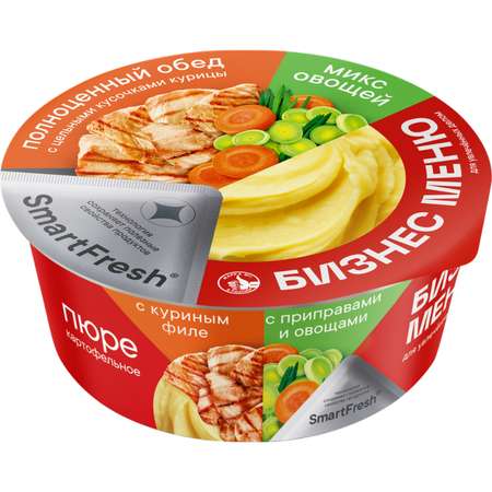 Пюре картофельное Бизнес Меню куриное филе 110г